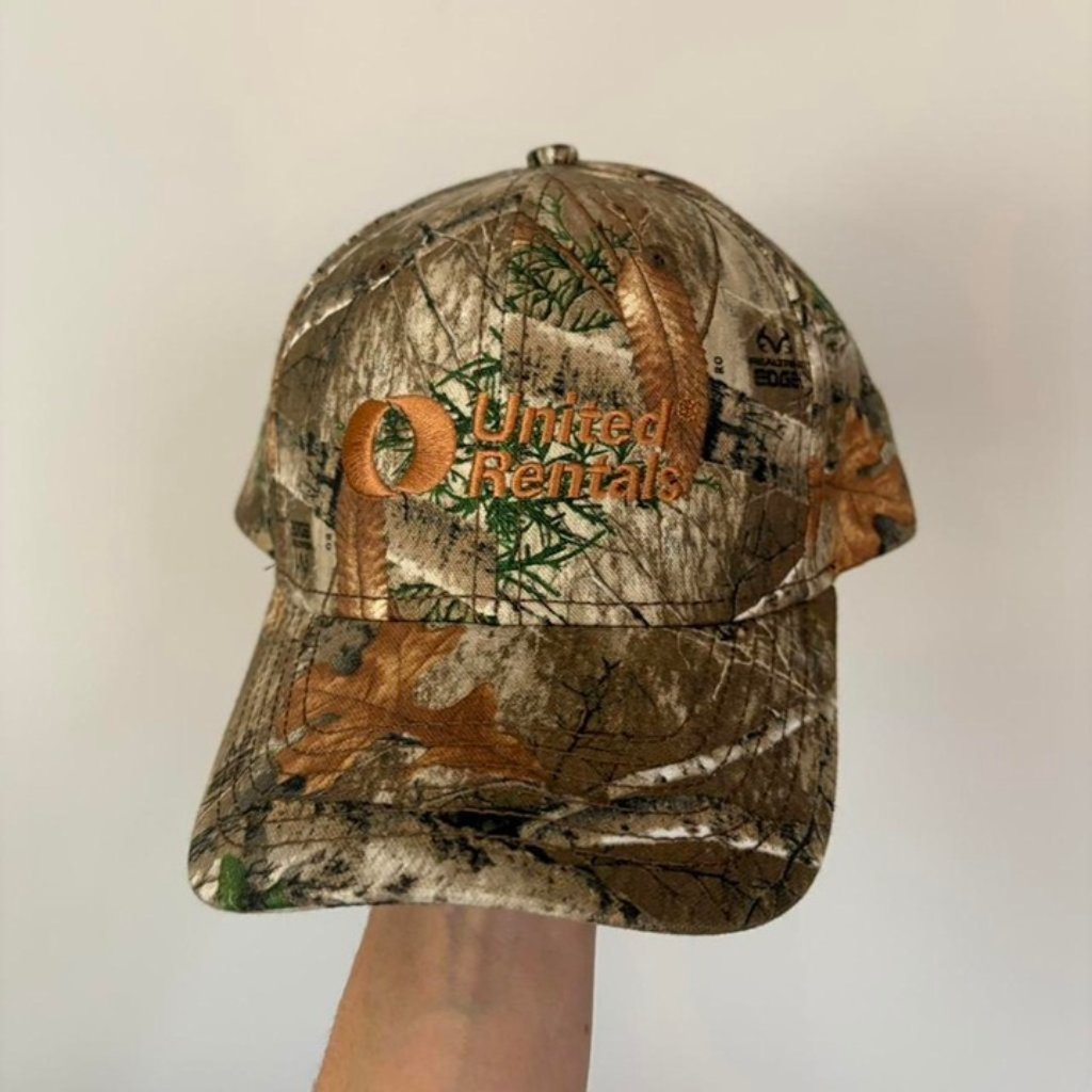Realtree Camo Green And Brown Branded Hat Cap